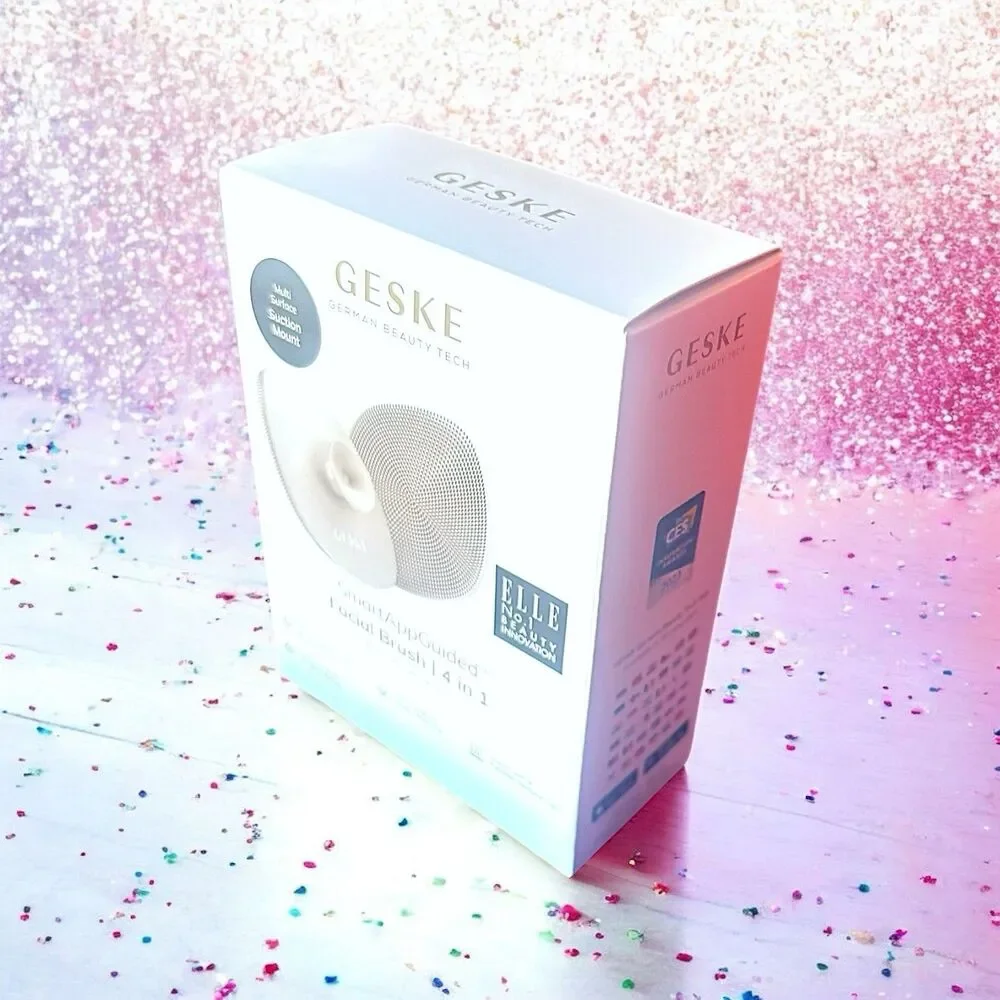 GESKE Facial Brush SmartAppGuided 4 in 1 Facial Brush in Starlight New in Box